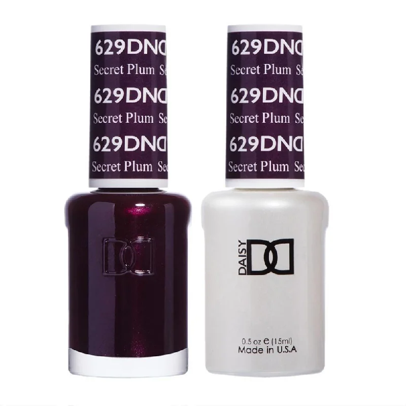 nail polish arch curve-DND / Gel Nail Polish Matching Duo - Secret Plum 629