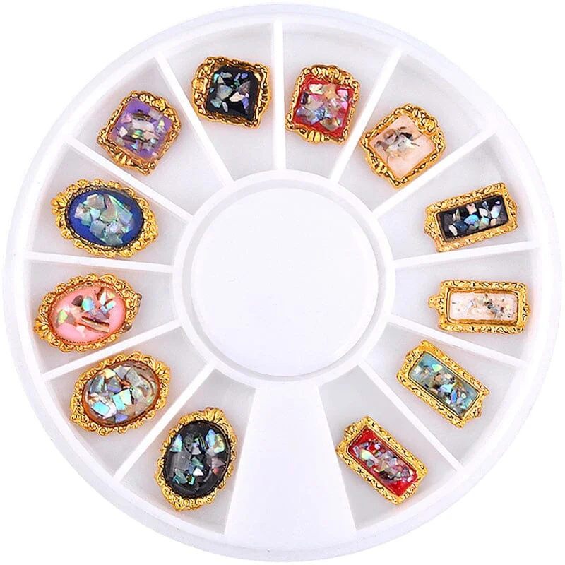 Nail rhinestone dressy nails-Nail Art Decoration Rhinestones Wheel SP0278