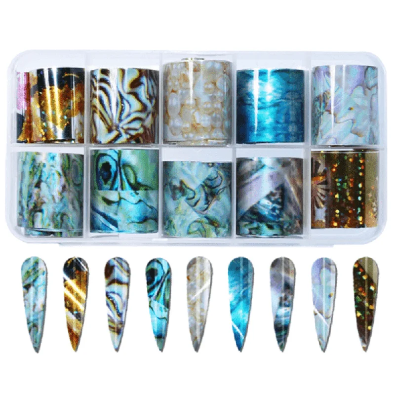 Nail art decoration calm-Foil Case - Oceanic