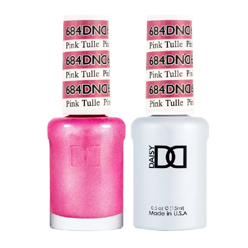 nail polish aquifer blue-DND / Gel Nail Polish Matching Duo - Pink Tulle 684