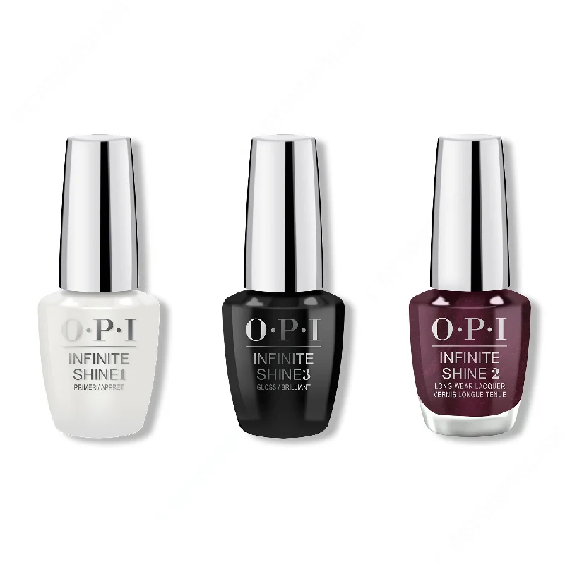 nail polish villa view-OPI - Infinite Shine Combo - Base, Top & Dressed To The Wines - #HRM39