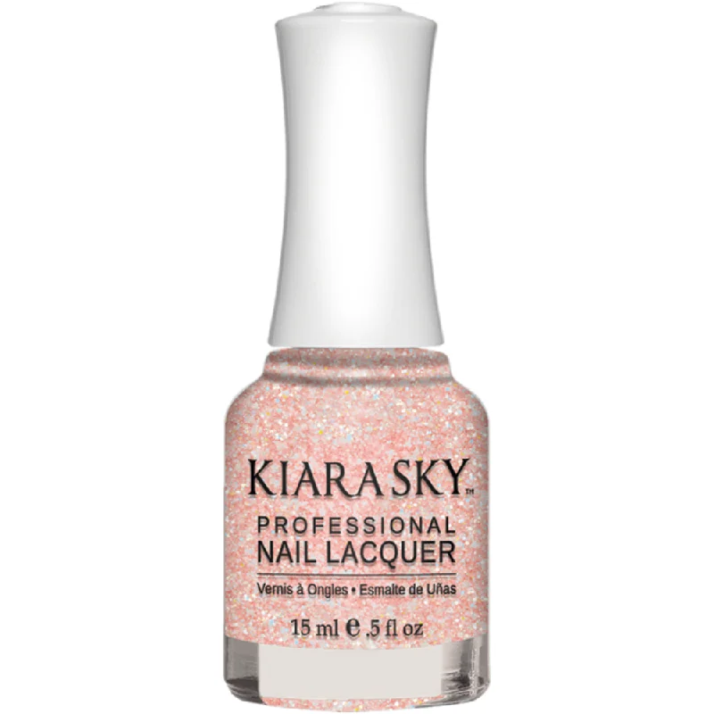 nail polish decanter red-KIARA SKY / Lacquer Nail Polish - Pinking Of Sparkle N496 15ml.