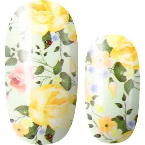 nail polish stripe weave-Lily and Fox - Nail Wrap - English Rose