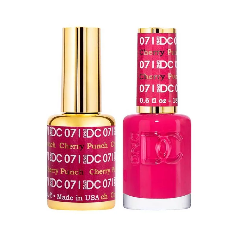 nail polish surf ride-DND / DC Gel Nail Polish Matching Duo - 071 Cherry Punch