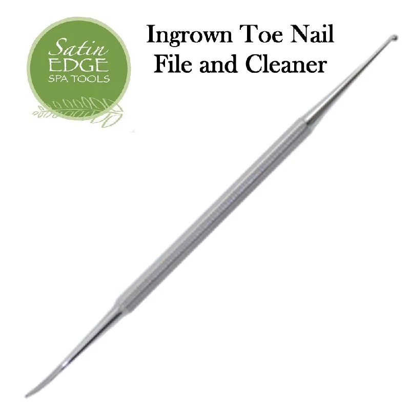 nail repair with layer-rich polish-Satin Edge Ingrown Toe Nail File and Cleaner (SE2064)