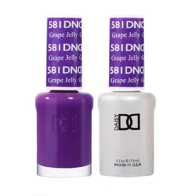 nail polish quest end-DND / Gel Nail Polish Matching Duo - Grape Jelly 581