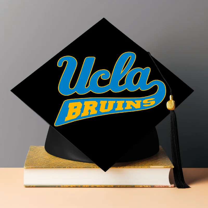 Nail rhinestone zip glam-DIY Grad Cap Topper - UCLA