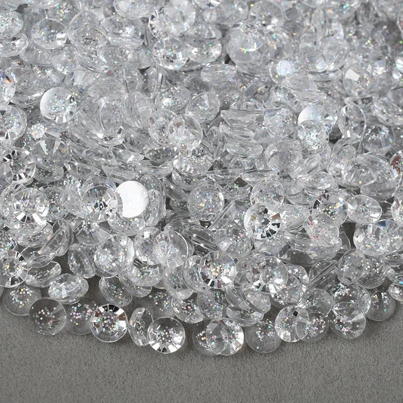 Nail rhinestone steal packs-Starry Silver Bulk Bag