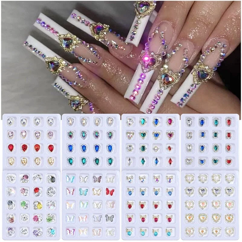 Nail rhinestone star shine-Crystal Jewellery 3D Charm 20pcs