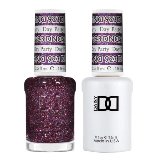 nail polish crown jewel-DND - 923 Day Party - Gel Nail Polish Matching Duo