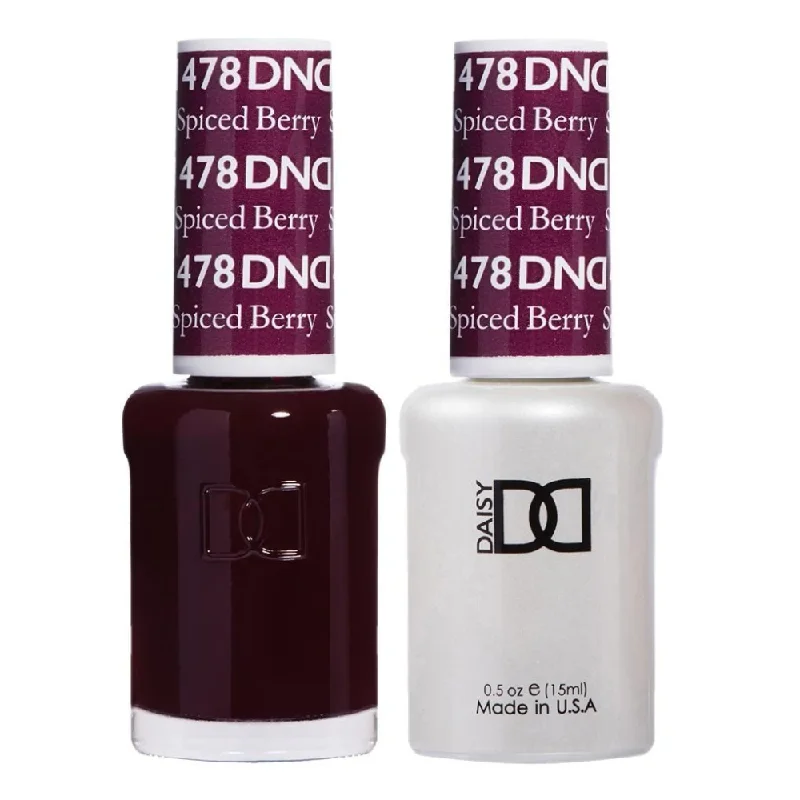 nail polish tome dust-DND / Gel Nail Polish Matching Duo - Spiced Berry 478