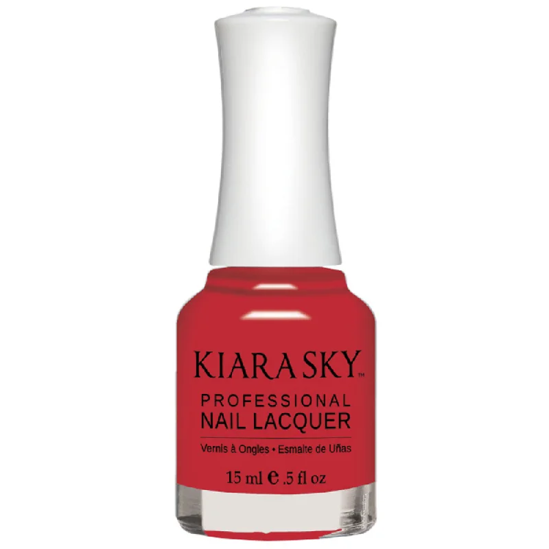 nail polish pillar white-KIARA SKY / Lacquer Nail Polish - Red Flags N5031 15ml.