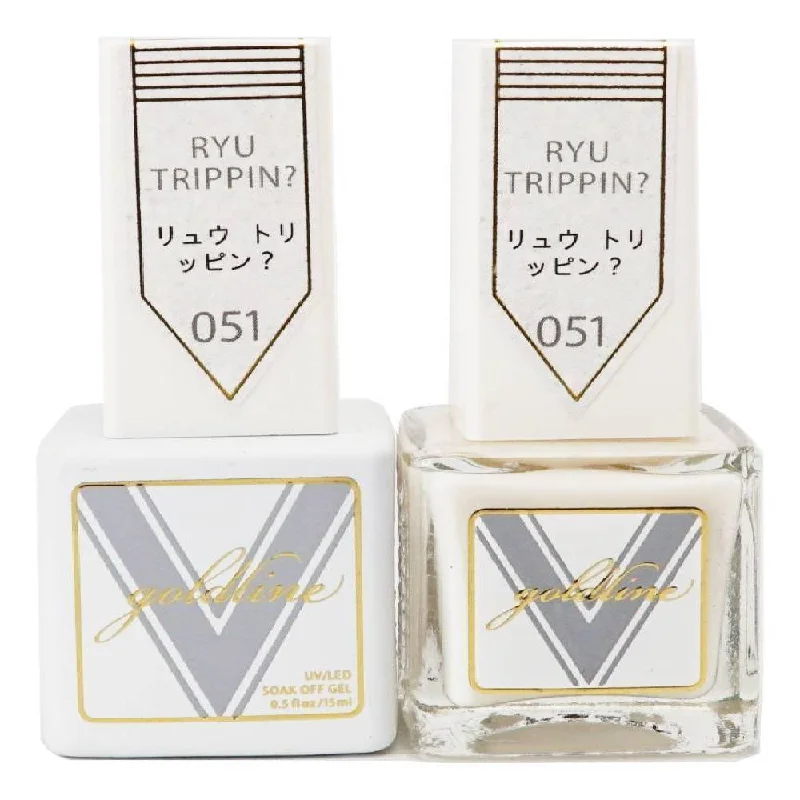 nail polish trough water-VETRO Gold Line Gel Polish - 051 Ryu Trippin?