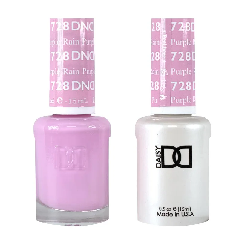 nail polish bottle neck-DND / Gel Nail Polish Matching Duo - Purple Rain 728