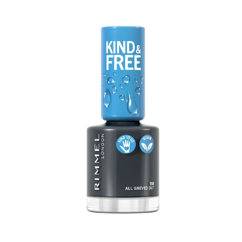 nail polish cloud burst-Rimmel Kind & Free Nail Polish -158 All Grey Ou