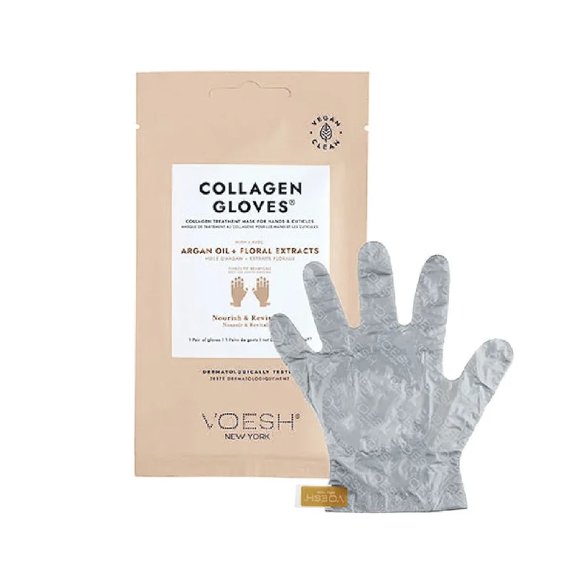 nail repair with stain-resistant polish-Collagen Deluxe Gloves - Voesh