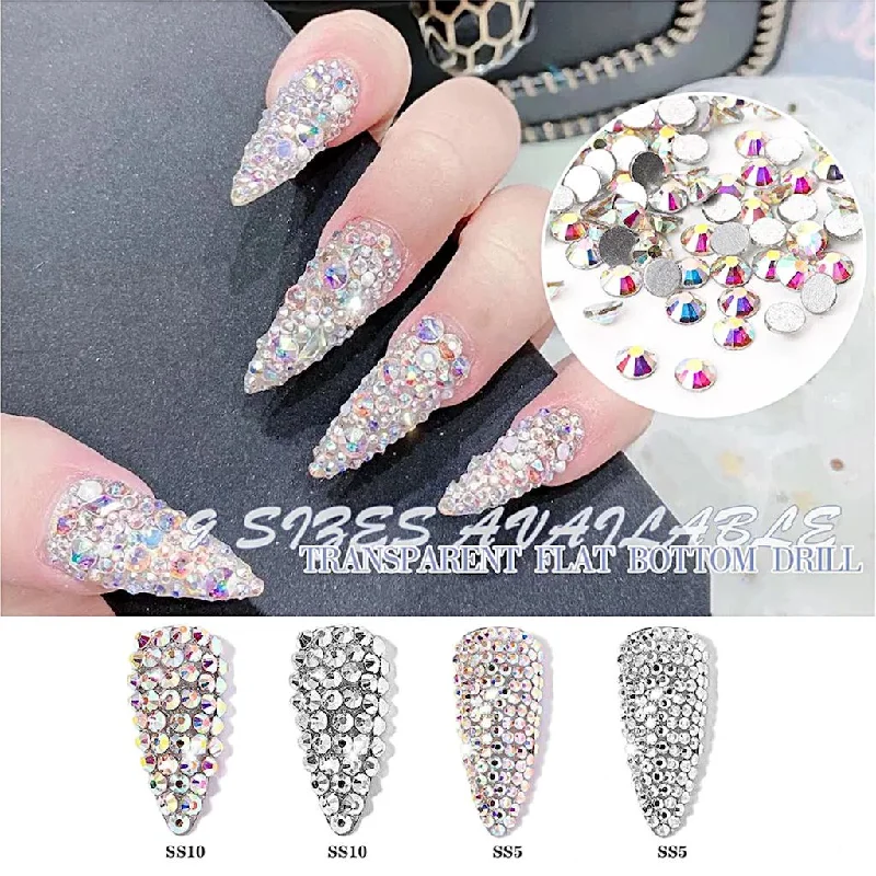 Nail rhinestone wash flair-Nail Rhinestones Bag