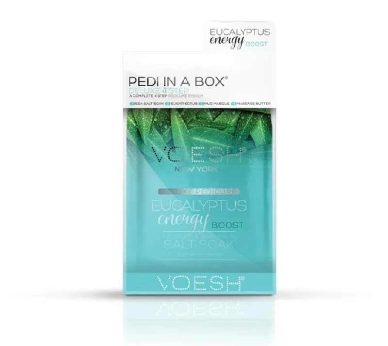 nail repair for nail repair short-term use kit-Pedi-in-a-Box Eucalyptus Energy Boost - Voesh