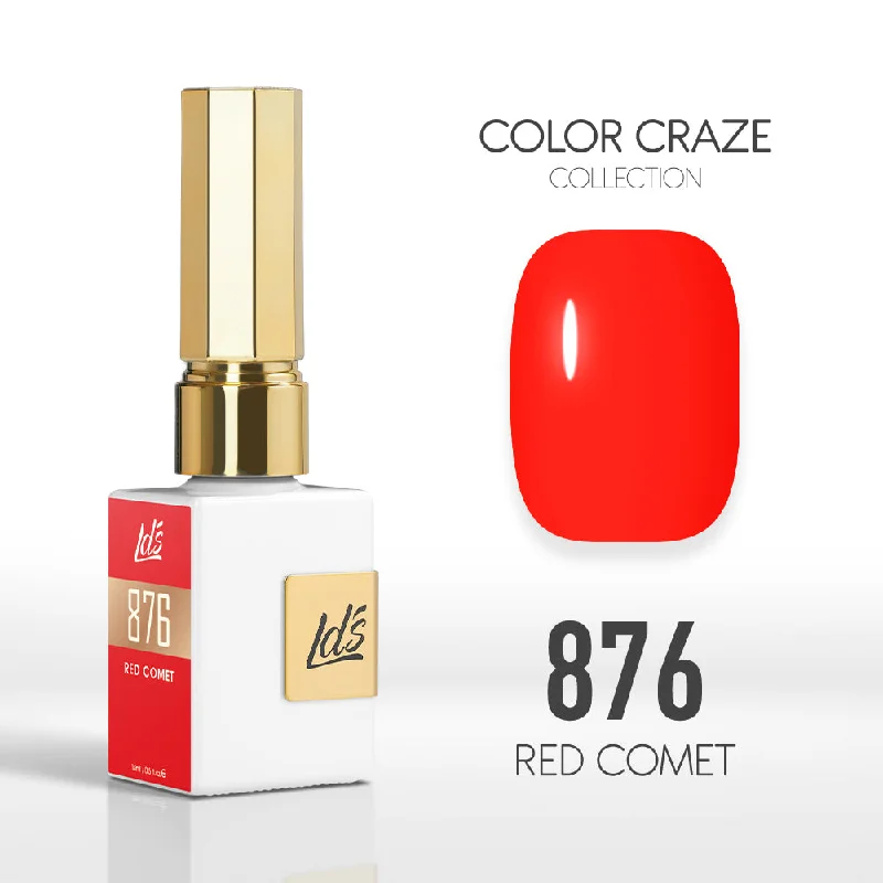 nail polish pitcher wash-LDS Color Craze Gel Nail Polish - 876 Red Comet - 0.5oz