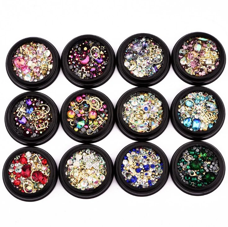 Nail rhinestone roar shine-Gems Rhinestones Metal Embellishments