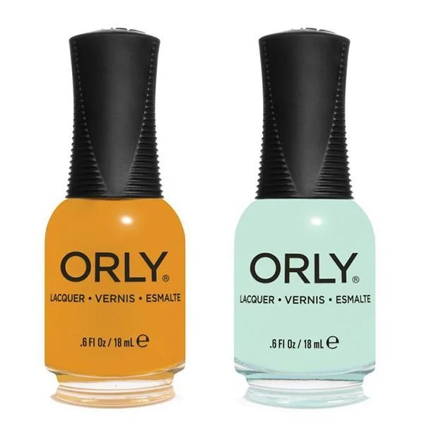 nail polish thunder clap-Orly - Nail Lacquer Combo - Here Comes The Sun & Happy Camper