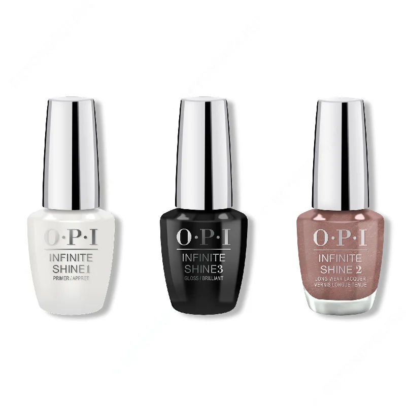 nail polish chalet beam-OPI - Infinite Shine Combo - Base, Top & Gingerbread Man Can - #HRM41