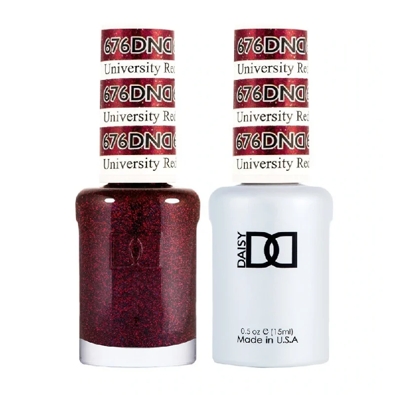 nail polish rapids foam-DND / Gel Nail Polish Matching Duo - University Red 676