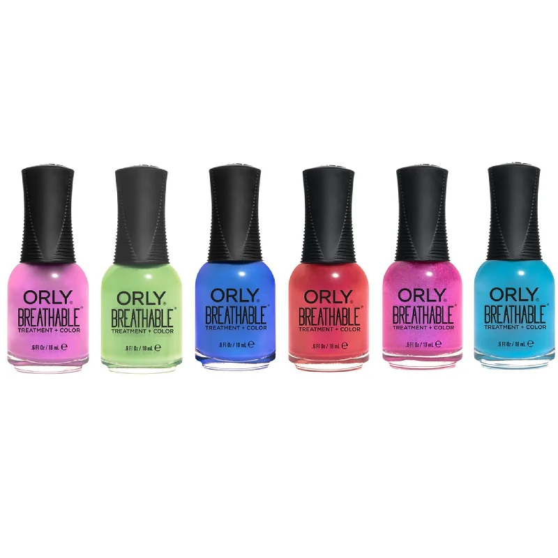 nail polish bucket fill-Orly Nail Lacquer Breathable - Super Bloom Collection 2021