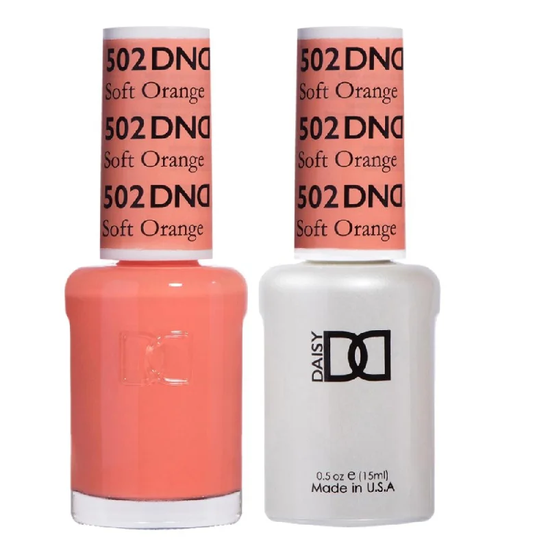 nail polish cottage charm-DND / Gel Nail Polish Matching Duo - Soft Orange 502