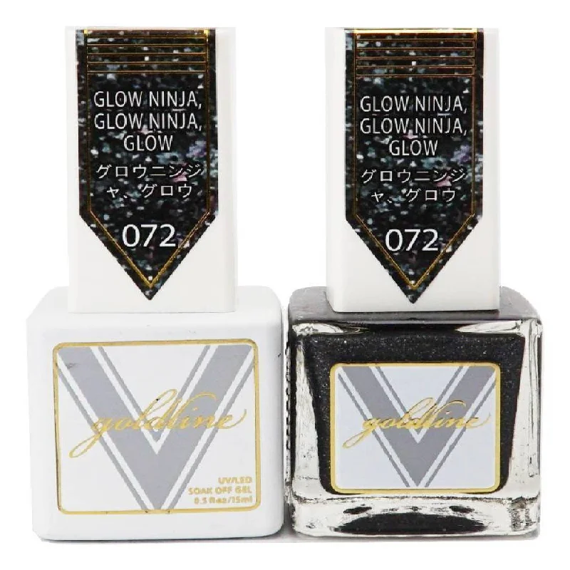 nail polish lawn trim-VETRO Gold Line Gel Polish - 072 Glow Ninja, Glow Ninja, Glow