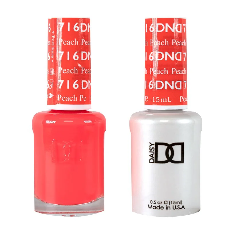 nail polish compass rose-DND / Gel Nail Polish Matching Duo - Peach 716