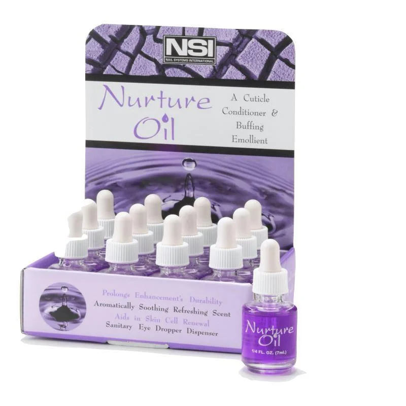 nail repair for nail repair quick-care kit-Nurture Oil - Cuticle Oil Natural Nail Care Retail Display Pack 12 x 7ml