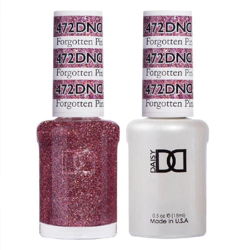 nail polish tavern glow-DND / Gel Nail Polish Matching Duo - Forgotten Pink 472