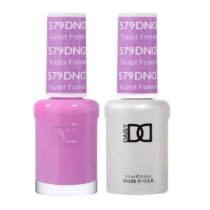 nail polish chair wood-DND / Gel Nail Polish Matching Duo - Violet Femmes 579