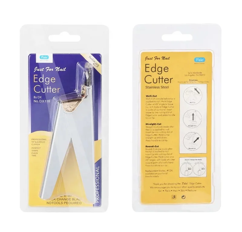 nail repair with anchor-layer gel-EDGE Professional Nail Cutter Silver