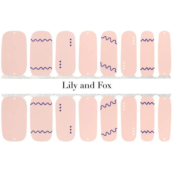 nail polish suede touch-Lily and Fox - Nail Wrap - Simple Attractions