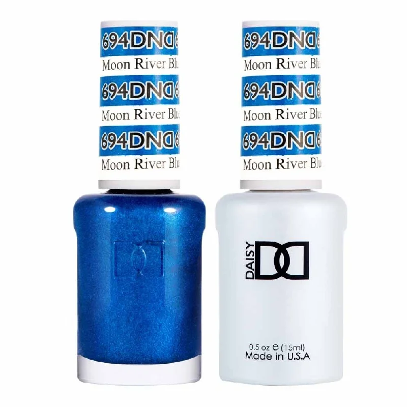 nail polish mask gleam-Duo Gel- 694 Moon River Blue