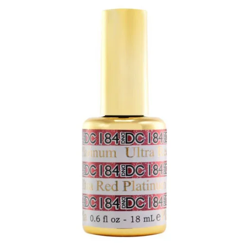 nail polish fog roll-Platinum Gel - DC184 Ultra Red