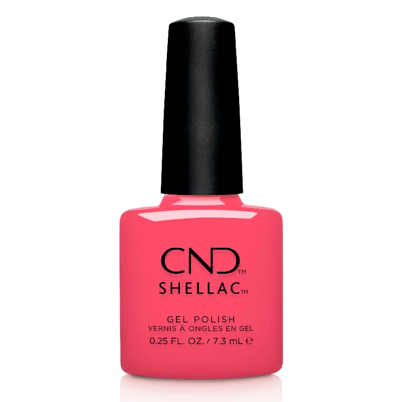 nail repair with plant-based gel-CND SHELLAC MAGENTA SKY