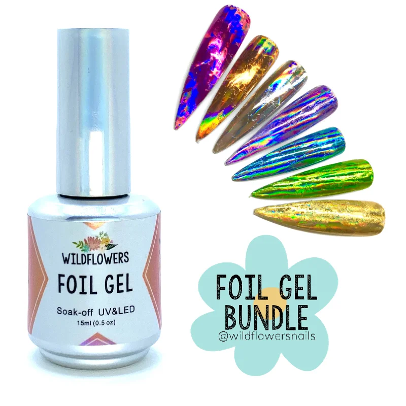 Nail art decoration celebration-Trend Kit! Foil Gel