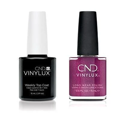 nail polish lime wedge-CND - Vinylux Topcoat & Drama Queen 0.5 oz - #367