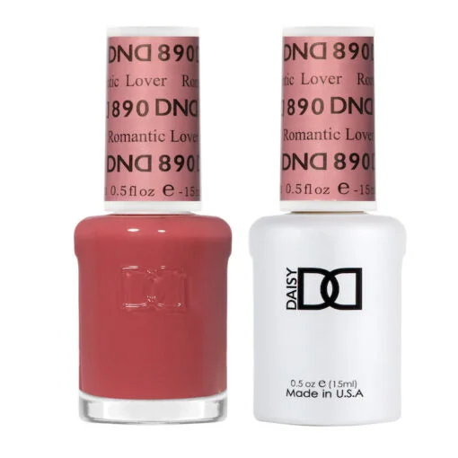 nail polish scarf twist-DND - 890 Romantic Lover - Gel Nail Polish Matching Duo