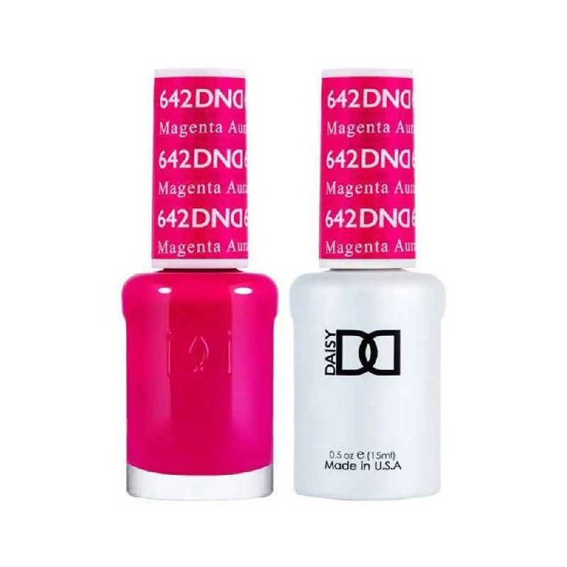 nail polish vault deep-DND / Gel Nail Polish Matching Duo - Magenta Aura 642