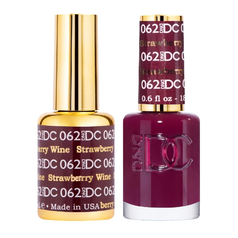 nail polish arch curve-Duo Gel - DC062 Strawberry Wine