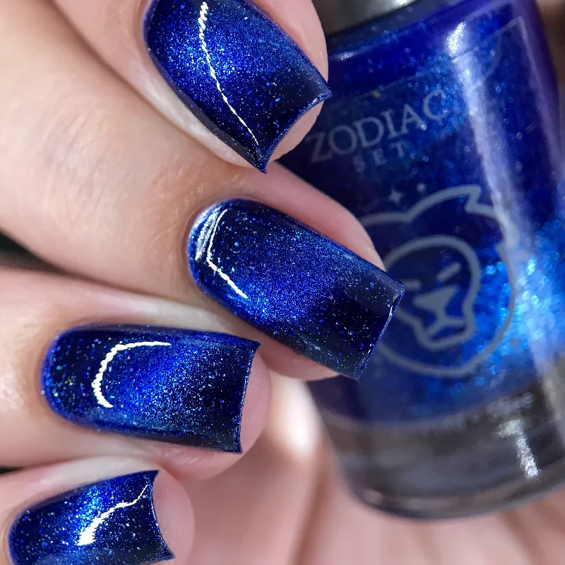 Nail art decoration footprint-Lapis Lazuli