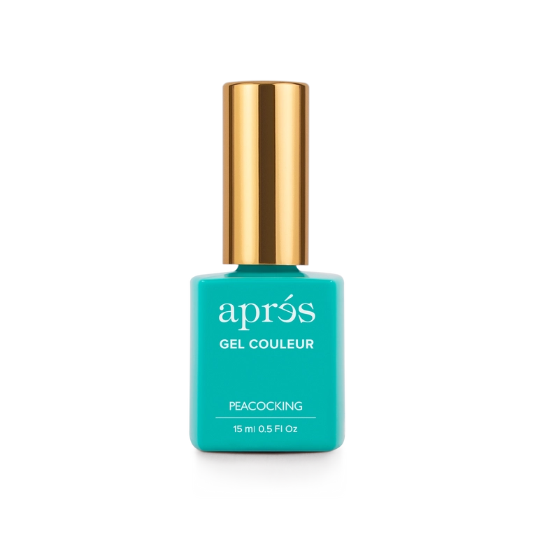 nail repair with fortifier-rich gel-APRES GEL COLOR - GC 224 - PEACOCKING