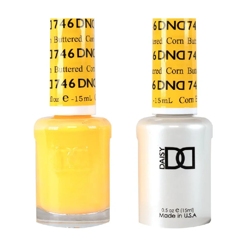 nail polish sign post-DND / Gel Nail Polish Matching Duo - Buttered Corn 746