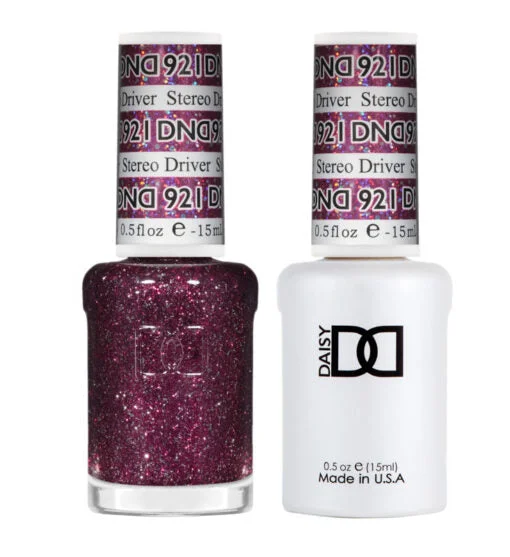 nail polish veil lift-DND - 921 Stereo Driver - Gel Nail Polish Matching Duo