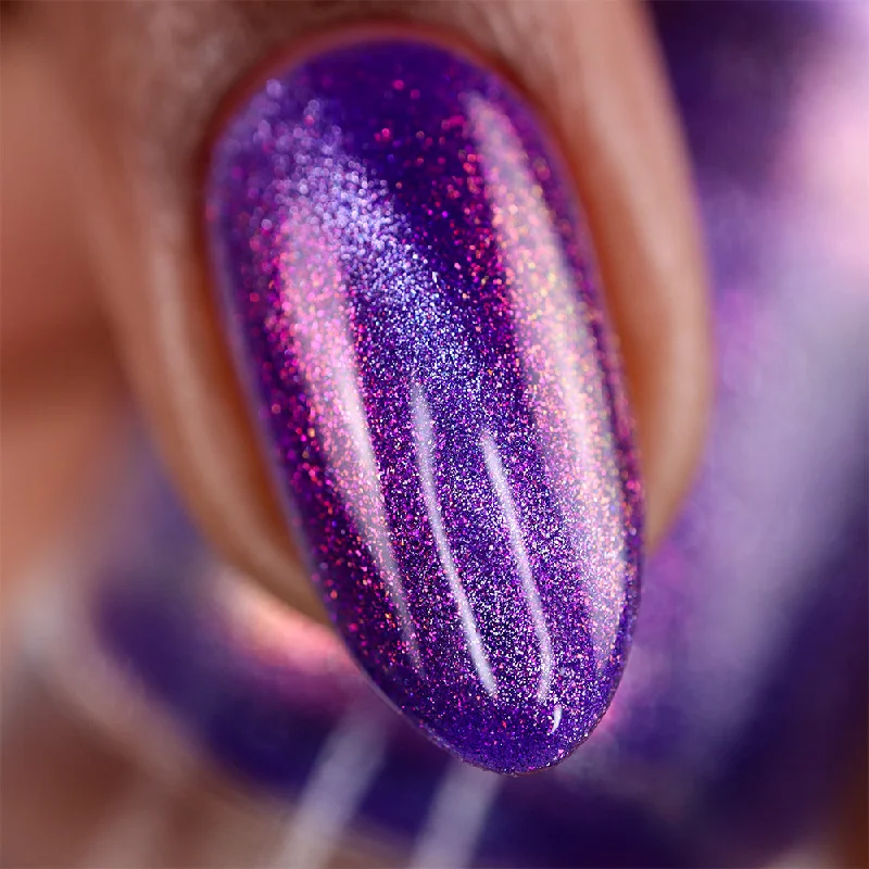 Nail art decoration monogram-Amethyst